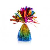 Ciężarek do balonów foliowy tęczowy, 145g Godan (WHT4/TC)
