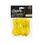 Balon gumowy Godan Beauty&Charm, pastelowe 10 szt. żółty 300mm 12cal (CB-1PZO)