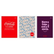 Kołozeszyt (kołobrulion) Interdruk COCA COLA HYBRID A4 100k. 70g krata