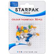 Pinezki Starpak Office kolor: mix 30 szt (149874)