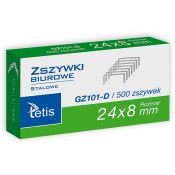 Zszywki 24/8 Tetis 500 szt (GZ101-D)