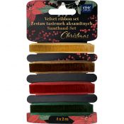 Tasiemka CHRISTMAS AKSAMITNA Interdruk (4X2M)