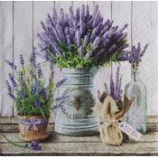 Serwetki Paw Lavender in Bucket mix bibuła [mm:] 330x330 (SDL122500)