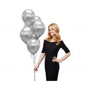 Balon gumowy Godan Beauty&Charm platynowy 10szt. srebrny 300mm 12cal (CB-7LSR)