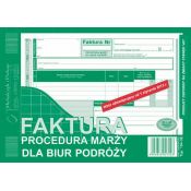 Druk samokopiujący Michalczyk i Prokop Faktura Procedura marży dla biur podróży A5 80k. (194-3E)