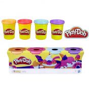 Masa plastyczna dla dzieci Playdoh Tuby uzupełniające (4 kolory) Słodkie kolory mix (E4869)