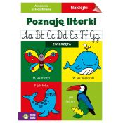 Książeczka edukacyjna Zielona Sowa Akademia przedszkolaka. Poznaję literki. Zwierzęta