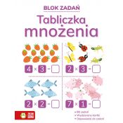 Książeczka edukacyjna Zielona Sowa Blok zadań. Tabliczka mnożenia