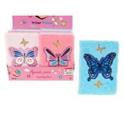 Notes Adar pluszowy, motyl A5 krata (620353)
