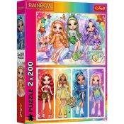 Puzzle Mga Tęczowe lalki 2x200 el. Trefl (13335)
