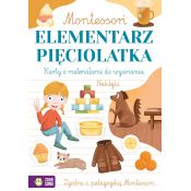 Książeczka edukacyjna Zielona Sowa Montessori. Elementarz pięciolatka