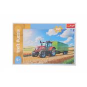 Puzzle Trefl Maszyny rolnicze Traktor z przyczepą 100 el. (16494)