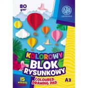 Blok rysunkowy Astra BS&RABBit ASTRAPAP A3 mix 80g 15k (48201090)