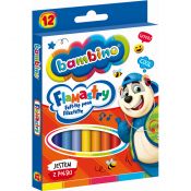 Flamaster Bambino 12 kolorów 12 kol. St.Right