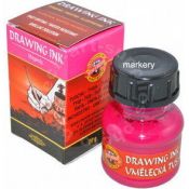 Tusz kreślarski Koh-I-Noor MAGENTA kolor: magenta 20ml (141756)