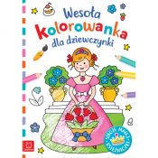 Książeczka edukacyjna Aksjomat Wesoła kolorowanka dla dziewczynki. Stroje małej księżniczki