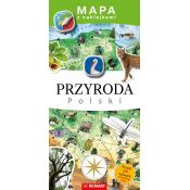 Książeczka edukacyjna Demart Mapy z naklejkami. Przyroda Polski