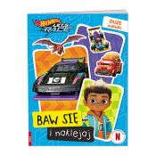 Książeczka edukacyjna Ameet Hot Wheels™. Baw się i naklejaj (STB 1601)