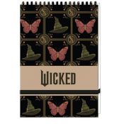 Kołozeszyt (kołonotatnik) zamykany na gunkę WICKED A6 96k. krata (nd) (3249)