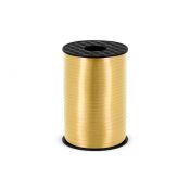 Wstążka Partydeco plastikowa złota, 5mm/225m 5x225 [mm x m] złoty (PRP5-019)