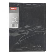 Teczka ofertowa Patio A5 kolor: czarno-pomarańczowy 20 kieszeni (PAT2232/N/01)