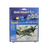 Model do sklejania Revell Messerschmitt Bf 109 G-10 - niemiecki samolot myśliwski (64160)