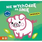 Książeczka edukacyjna Zielona Sowa Nie wychodzę za linię. Zwierzęta