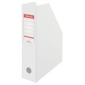 Pojemnik na dokumenty pionowy Vivida A4 biały PVC PCW [mm:] 72x318x 242 Esselte (56000)