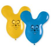 Balon gumowy Godan PREMIUM MYSZKI 3 szt mix 650mm (GB/PG05)