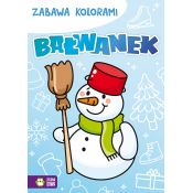 Książeczka edukacyjna Zielona Sowa Zabawa kolorami. Bałwanek