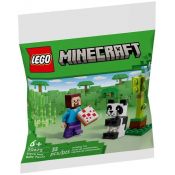 Klocki konstrukcyjne Lego Minecraft Steve i mała panda (30672)