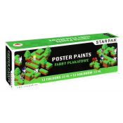 Farby plakatowe Starpak Pixel kolor: mix 20ml 12 kolor. (521495)