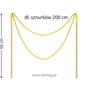 Bańki mydlane Bemag sznurek kijek do baniek 200cm