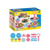 Masa plastyczna dla dzieci Bigtoys cukiernia mix (BPLA4202)