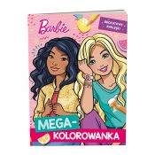 Książka dla dzieci Ameet Barbie™. Megakolorowanka. Brokatowe naklejki (KOLB 1101)