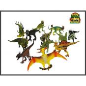 Figurka Hipo Dinozaur Dinozaury 12-rodzajów 20cm (HHB06)