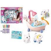 Zestaw kreatywny dla dzieci zestaw do wielokrotnego kolorowania psów Adar (622456)