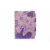 Kołozeszyt (kołobrulion) Strigo PROJECT BOOK JUNGLA fioletowy B5 100k. 80g krata (PADS037)