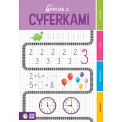 Książeczka edukacyjna Zielona Sowa Pociąg z cyferkam