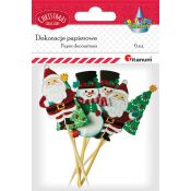 Ozdoba na piku Titanum Craft-Fun Series papierowa xmass (4831)