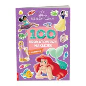 Książka dla dzieci Ameet Disney Księżniczka. 100 brokatowych naklejek (NB 9108)