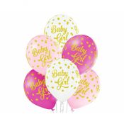 Balon gumowy Godan Baby girl, 6 szt. mix 300mm 12cal (BRN_5000218)