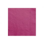 Serwetki (1 op. / 20 szt.) różowy papier [mm:] 330x330 Partydeco (SP33-1-006)