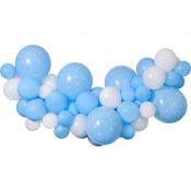 Girlanda balonowa baby blue, 65 szt. Godan (031348)