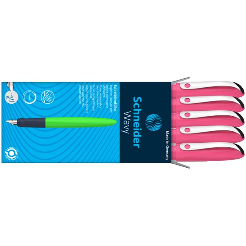 Pióro wieczne Wavy różowe Schneider (SR162139)