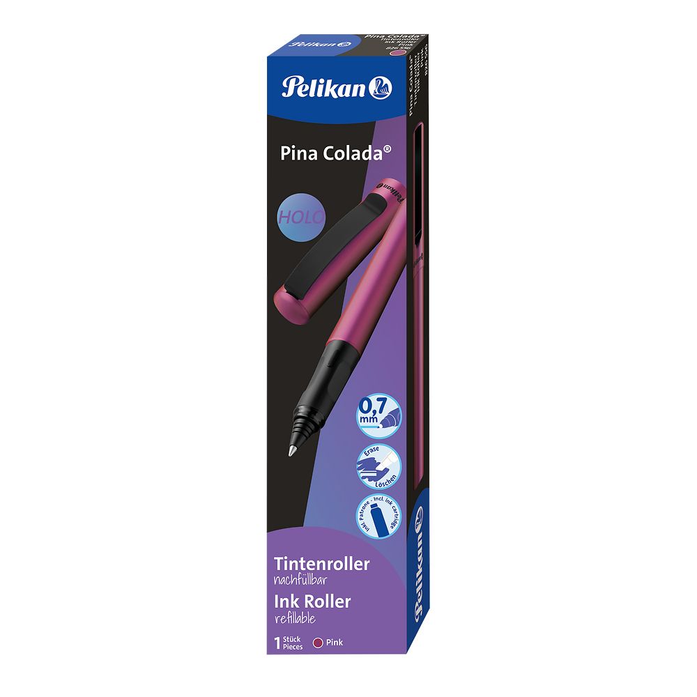 Pióro kulkowe Pelikan Pina Colada holo różowe (300010126)