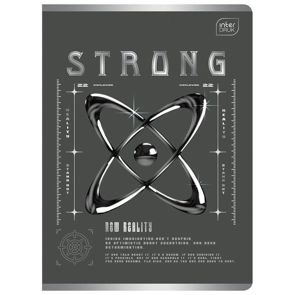 Zeszyt Interdruk METALIC A5 60k. 70g krata