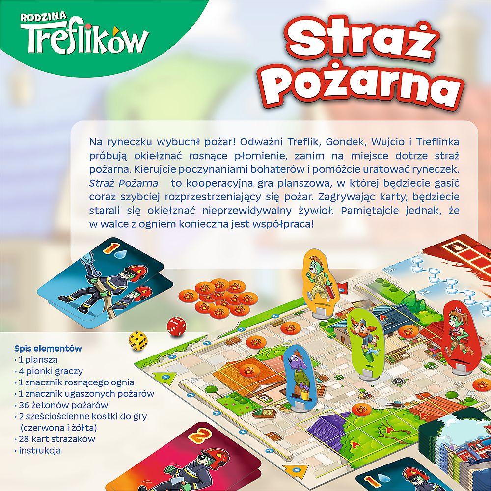 Gra edukacyjna Trefliki Straż pożarna Trefl (02814)