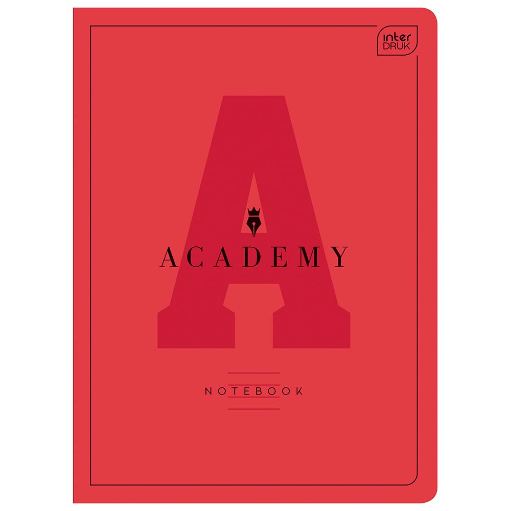 Zeszyt Hybrid Academy A5 60k. 90g linia Interdruk