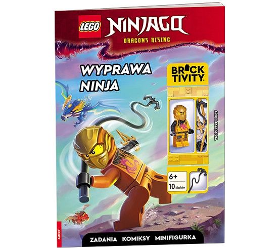 Książeczka edukacyjna Ameet LEGO® NINJAGO®. Wyprawa ninja (LNC 6738)